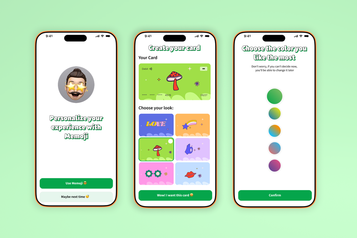 OTP Junior product screen