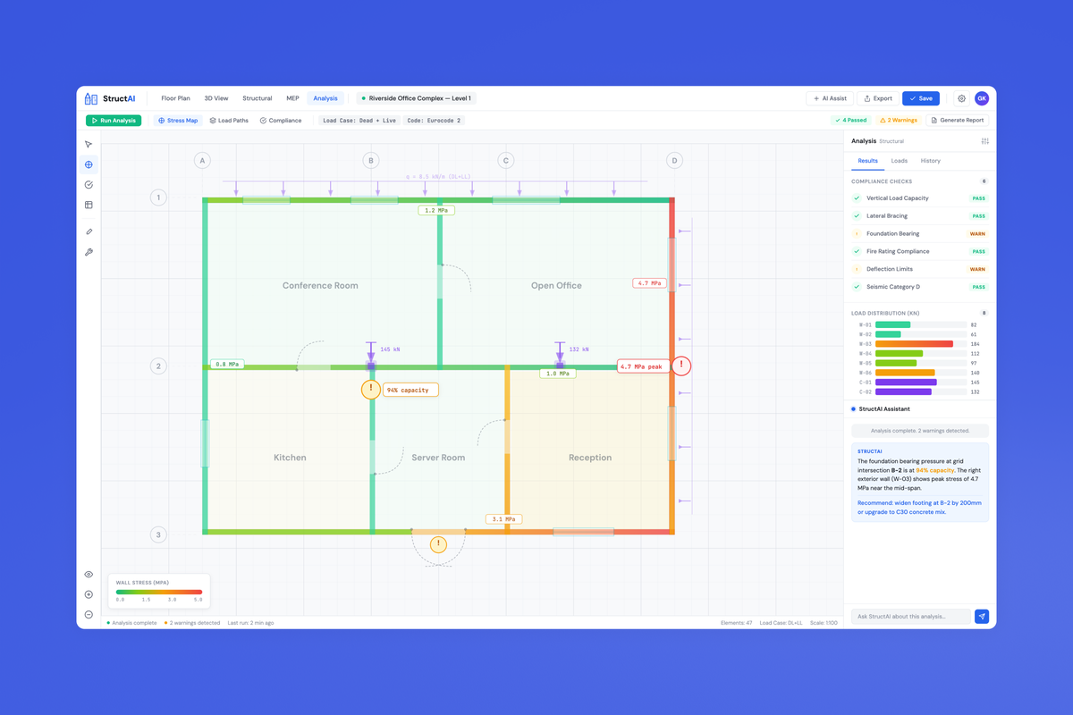 StructAI product screen